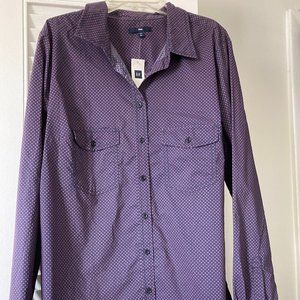 Navy/Pink Dot  Shirt